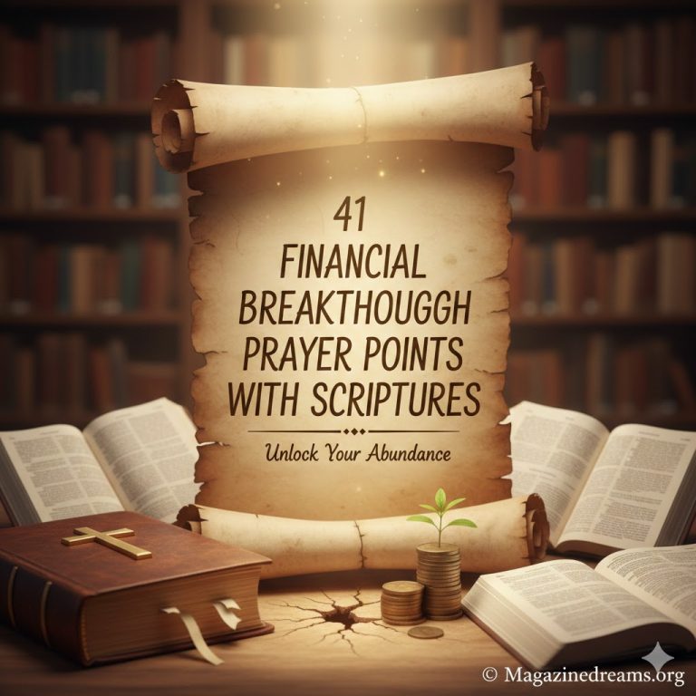 41 Financial Breakthrough Prayer Points with Scriptures