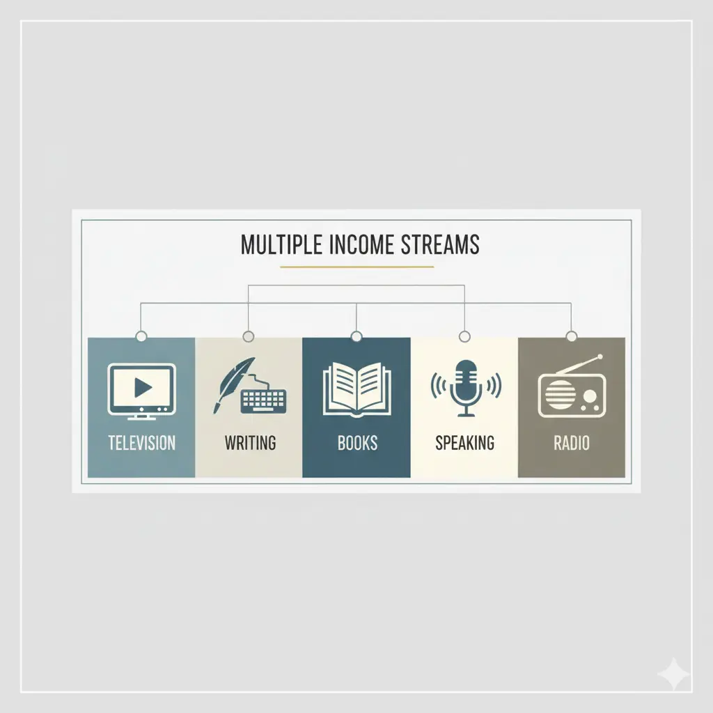 Income sources contributing to Joe Concha net worth