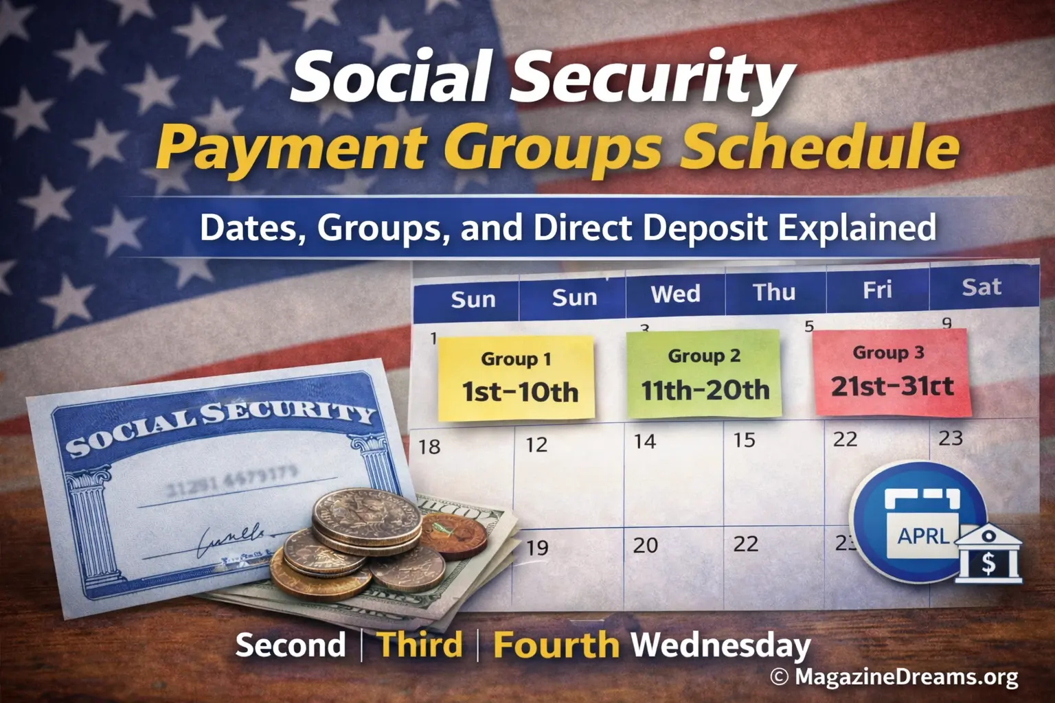 Social Security Payment Groups Schedule
